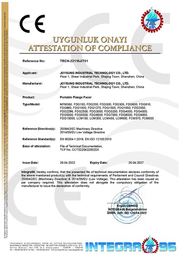 CE-Flange Facing CE-Flange Facing